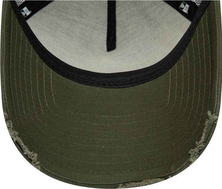 Actual product image New Era A-Frame Trucker Cap Distressed Scrambler Ducati Olive (One size)