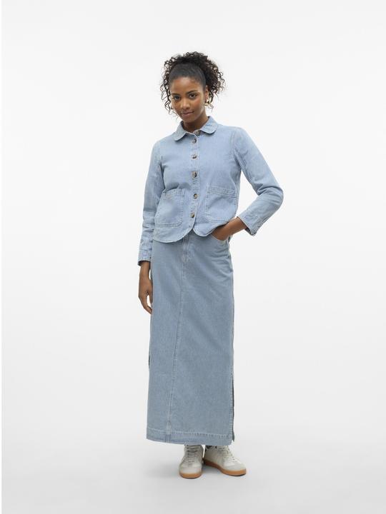 Actual product image Vero Moda VMBIRKLEY Mittlere Taille Langer Rock Jeansrock (L)