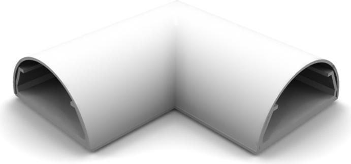 Immagine prodotto Multibrackets Angolo per cavi in alluminio Canaline per cavi (Foro cavo, 1 cm)