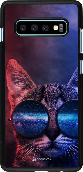 Image du produit PhoneLook Coque Red Blue Cat Glasses (Samsung Galaxy S10+)