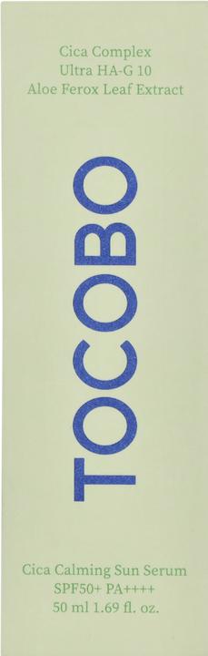 Produktbild Tocobo Cica Calming Sun Serum (Sonnenlotion, Sonnencreme Gesicht, SPF 50+, 50 ml)