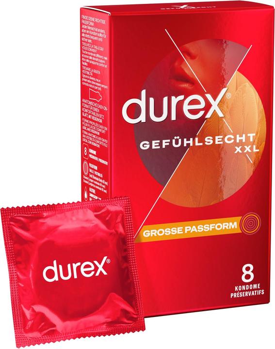 Durex Gefühlsecht XXL (8 Stk.)