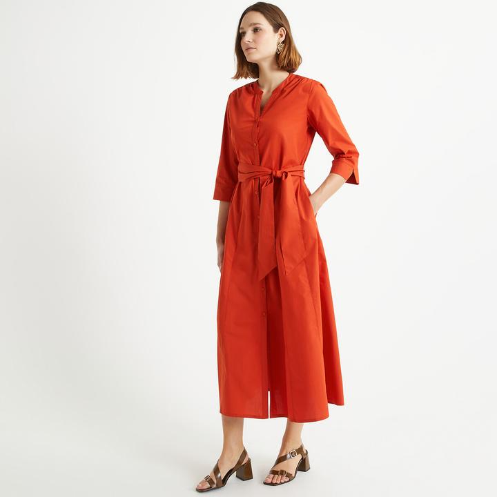 Anne Weyburn Midikleid aus reiner Baumwolle