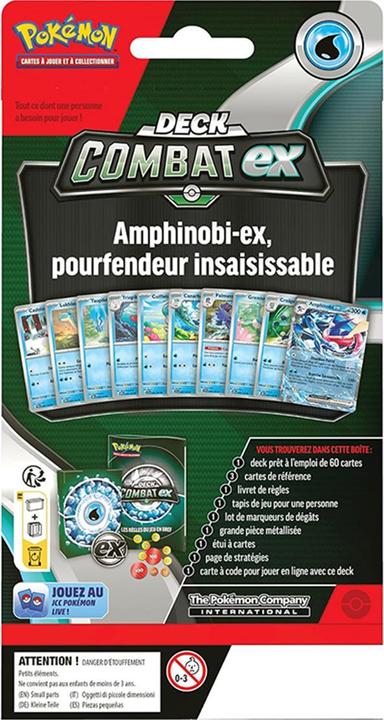 Image du produit Pokémon JCC : Deck de Combat Kangourex-ex et Amphinobi-ex (1x deck aléatoire) (Pont)