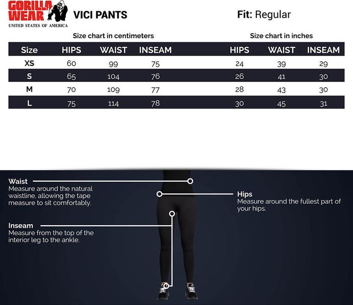 Actual product image Gorilla Wear Vici Pants Light Blue (XS)
