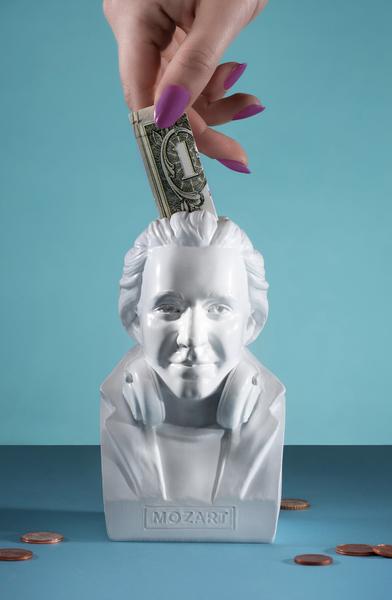 Produktbild Donkey Products Historic Hipster Mozart Coin Bank