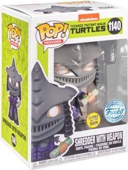 Produktbild Funko POP! Tortues Ninja Shredder with Weapon Exclusive Phosphorescente