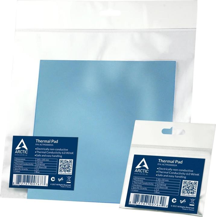 Actual product image Arctic Actpd00002a (1 mm, 6 W/m K)