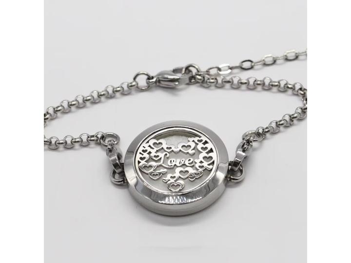 Zen Arôme Duft-Schmuck Armband No.1 Diffusor für Ätherisches Öl, Parfum - Edelstahl (Metall, Edelstahl)