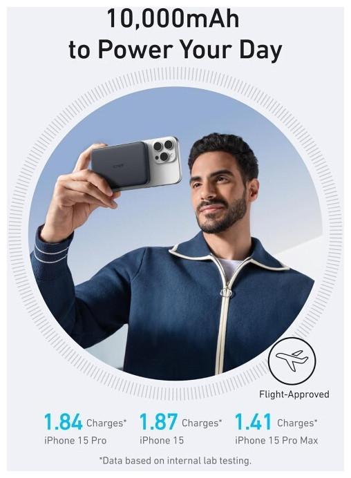 Actual product image Anker MagGo (10000 mAh, 15 W)