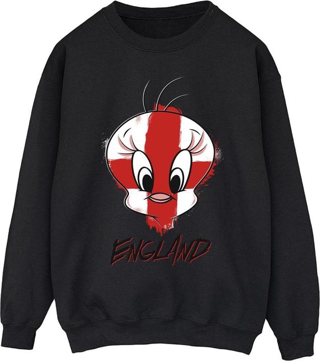 Looney Tunes Tweety England Face Sweatshirt (L)