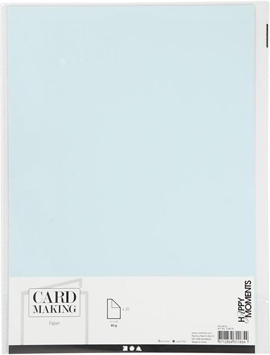Actual product image Creativ Company Handicraft paper A4 white (70 g/m², 20 x)