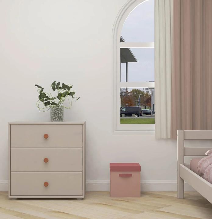Immagine prodotto Flexa Cassettone classico con 3 cassetti (72 x 72 x 74,5 cm)