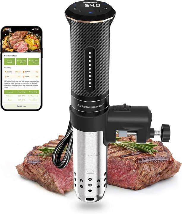 Actual product image KitchenBoss Sous Vide Garer Stick Wi-Fi mit App-Steuerung