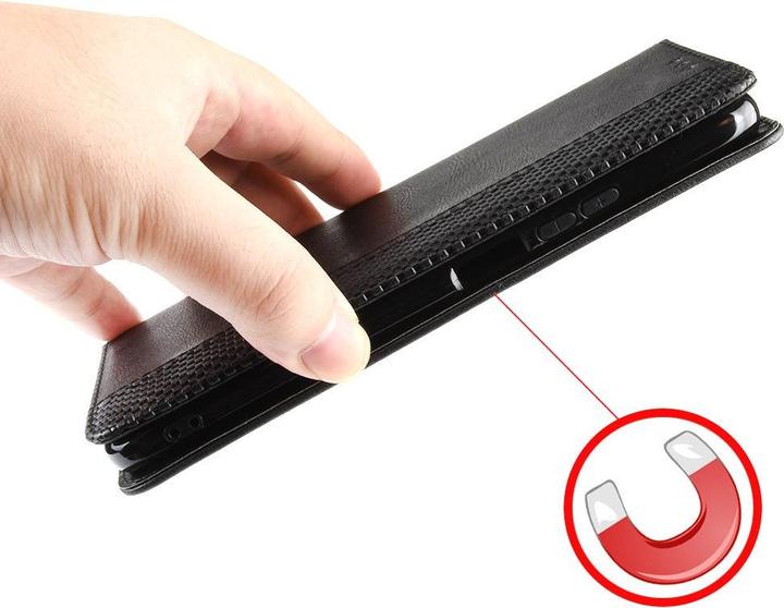 Actual product image Cover-Discount Galaxy A51 - Stand Flip Case Cover black (Samsung Galaxy A51)