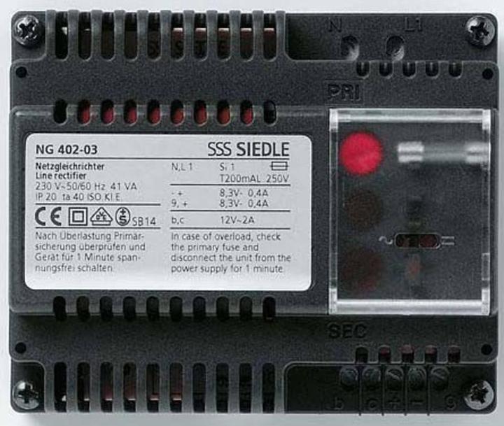 Produktbild Siedle Netzgleichrichter
