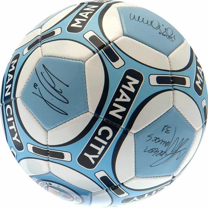 Produktbild Manchester City FC Fussballset Mit Unterschriften (5)