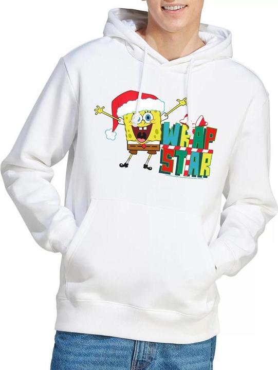 Immagine prodotto Spongebob Squarepants Wrap Star At Christmas Felpa con Cappuccio Uomo (XXL)