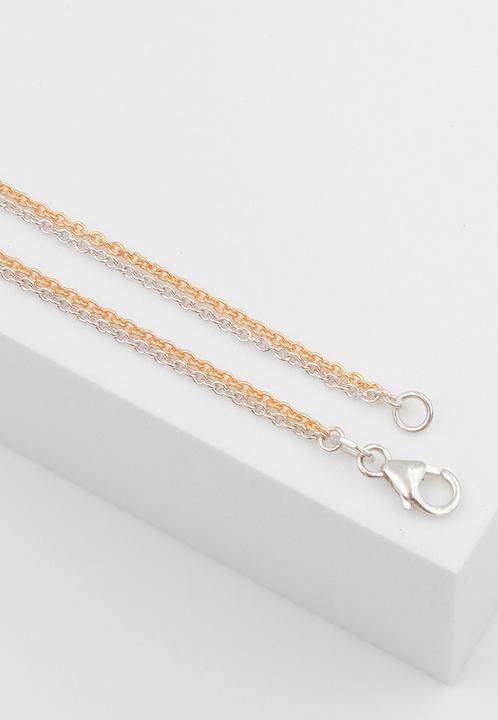 Image du produit Muau Ancrage rond (750, Or rose, Or blanc 18 carats, 45 cm)