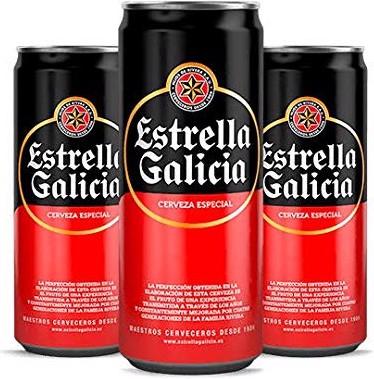 Produktbild Estrella Damm Galicia Glutenfreies Bier Dose Kiste 24 x 500 ml / Spanien (24 x 50 cl)