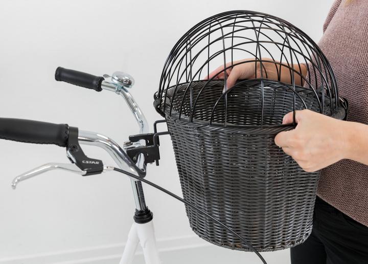 Immagine prodotto Trixie Cestino anteriore della bicicletta (Cane, Pieghevole)