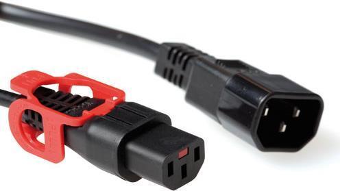 Immagine prodotto Iec Lock Cavo di collegamento 230V C13 + - C14 nero 3,00 m (3 m)