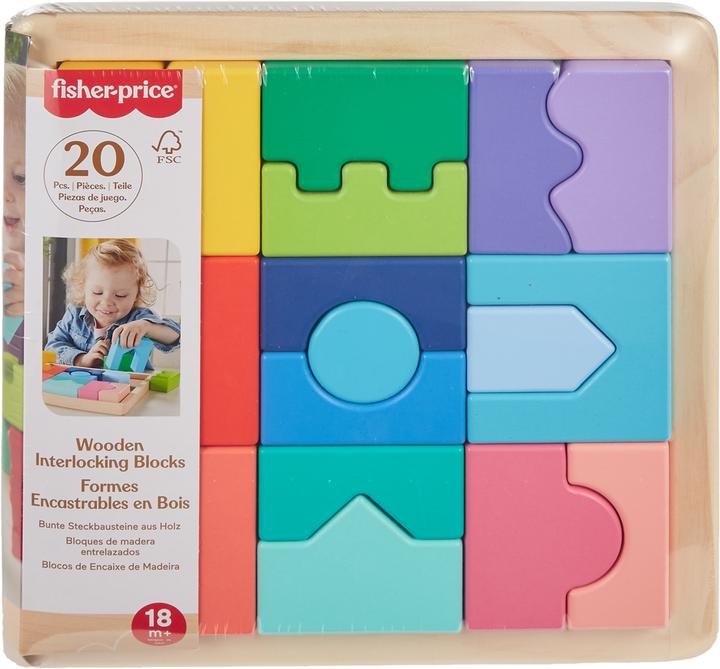 Image du produit Fisher-Price Bunte Steckbausteine aus Holz