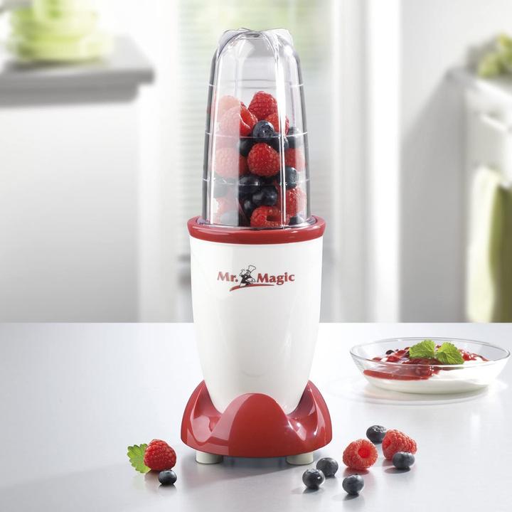 Produktbild Gourmetmaxx 250 Watt, inkl. Deckel, Weiss/Rot Single (250 W)