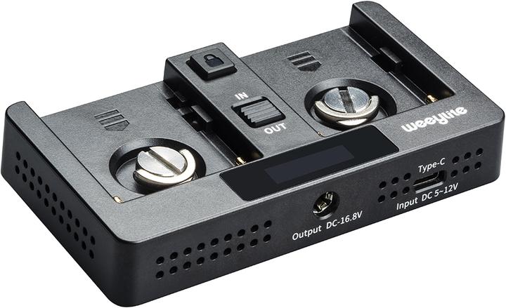 Actual product image Weeylite WB2 Adapter for NP-F batteries