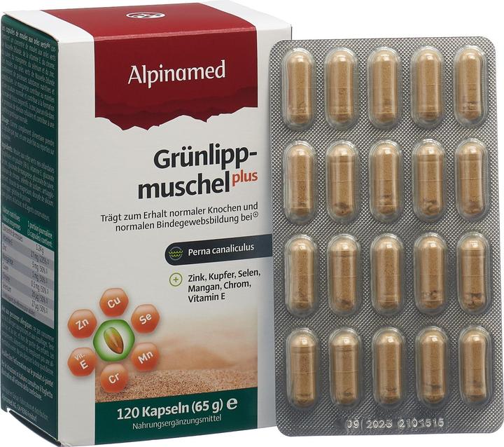 Produktbild Alpinamed Grünlippmuschel (120 Stück, Kapseln, 100 g)