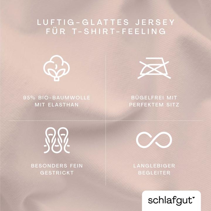 Actual product image schlafgut Knitted Jersey (Duvet cover, 140 x 200 cm)