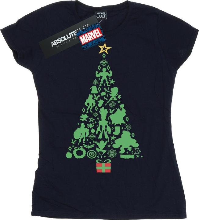Avengers Christmas Tree TShirt (L)