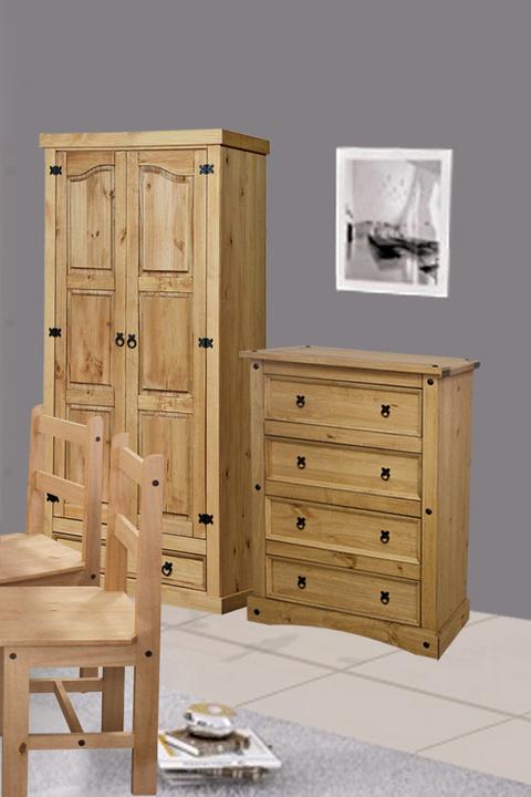 Actual product image Möbilia Chest of drawers (90 x 48 x 122 cm)
