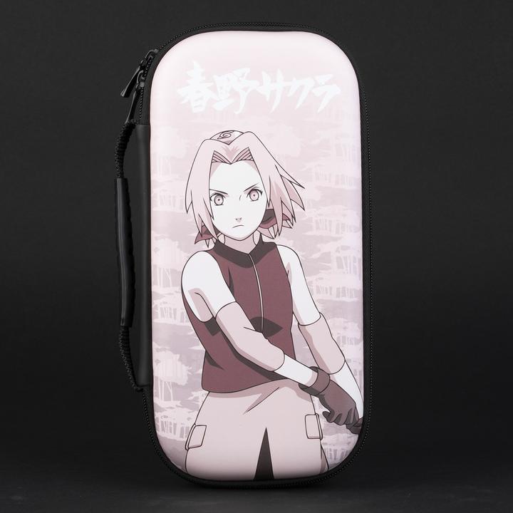 Actual product image Konix Naruto Pro Carry Case Sakura (Switch, Switch Lite, Switch OLED)