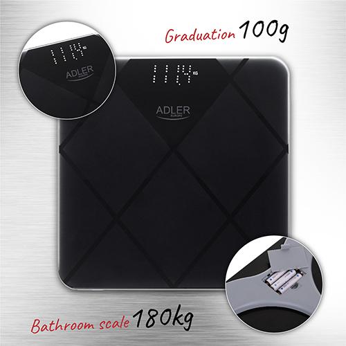 Image du produit Adler Échelles électroniques de corps AD-8169 (180 kg)