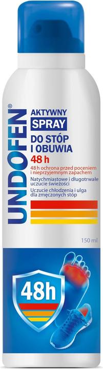 Lactacyd UNDOFEN Active Spray für Füsse und Schuhe 48h 150ml (Fussbad, 150 ml)
