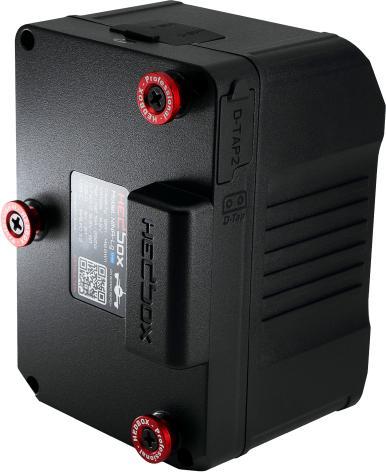 Productafbeelding Hedbox Cine V Lock Mount ( High Dur Aluminium )14,8V / 150Wh / 10050mAh15A / 250W Max LoadUSB-A Uitgang 5V (Batterij van de camera)