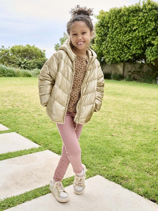 Immagine prodotto Vertbaudet Glänzende Mädchen Light-Steppjacke mit Kapuze, Recycling-Polyester (92)