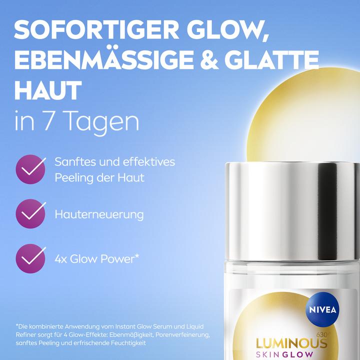 Actual product image NIVEA Luminous630® Skin Glow Liquid Refiner (Exfoliation, 100 ml)