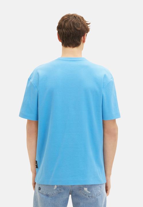 Image du produit Tom Tailor T-Shirt Kurzarmshirt structured mit Brusttasche (XL)