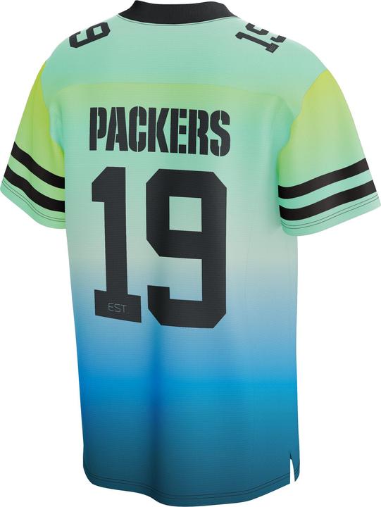 Actual product image Fanatics Green Bay Packers NFL SUNSET Mesh Supporters Jersey - XL (XL)