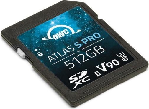 OWC Atlas S Pro SDXC UHS-II V90 Media Card 512GB (512 GB, SDXC, UHS-II)