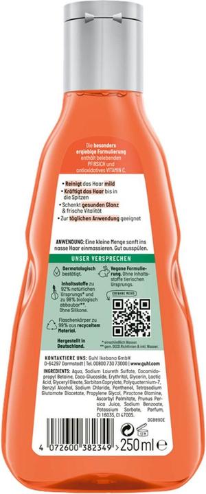 Immagine prodotto Guhl Shampoo fresco e fruttato delicato (250 ml, Shampoo liquido)
