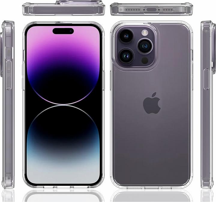 Produktbild Deltalabs Hybrid Hülle TPU Bumper mit Acryl Rückseite (Apple iPhone 16 Pro)