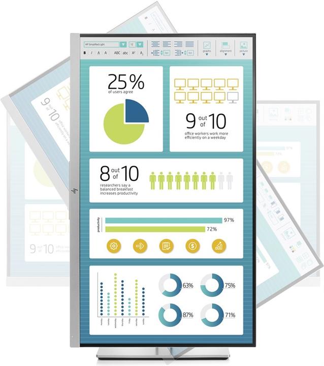 Energy Label HP Elite E273d 27 FHD 16:9 LED IPS (1920 x 1080 pixels, 27")