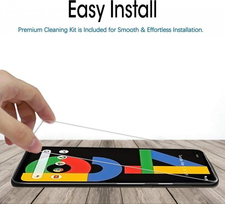 Produktbild Screenguard Google Pixel 4a Panzerglas Schutzfolie Case Friendly Design (1 Stück, Google Pixel 4a)
