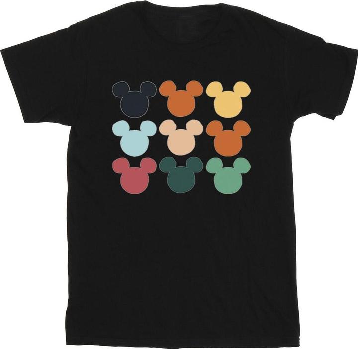 Disney Mickey Mouse Heads Square TShirt (XL)