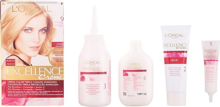 Produktbild L'Oréal Paris EXCELLENCE Creme tinte #9 rubio claro claro (#9 rubio claro claro)
