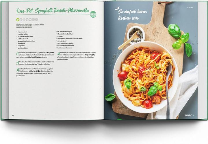 Produktbild mein ZauberTopf mixt! Basis-Kochbuch Vegetarisch (Deutsch, Redaktion mein ZauberTopf, 2023)