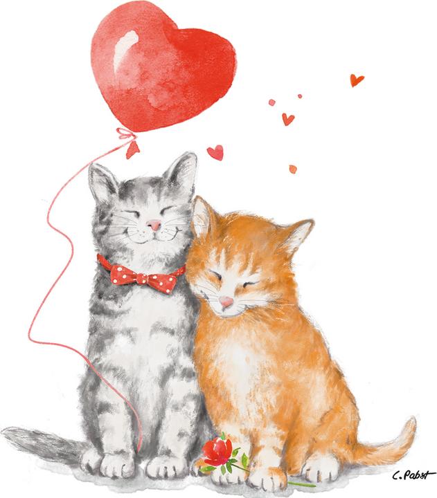 Produktbild ppd Cat Love 33x33 cm (20 x, 33 x 33 cm)